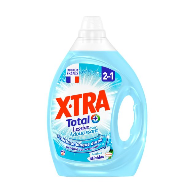 Xtra Total+ 2in1 Wasgoed met Wasverzachter – 39wasb./1950ml