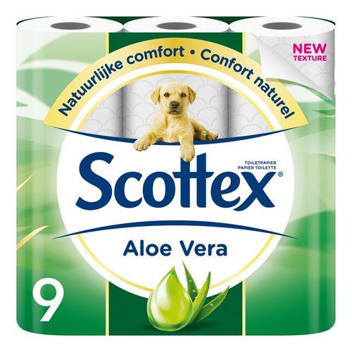 Scottex Toiletpapier Aloe Vera - 9 Rollen