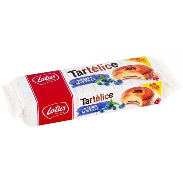 Lotus Tartélice Bosbessen - Apart Verpakt 6x57,5g
