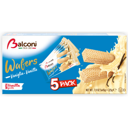 Balconi Wafels Vanille – Apart verpakt 5x45g