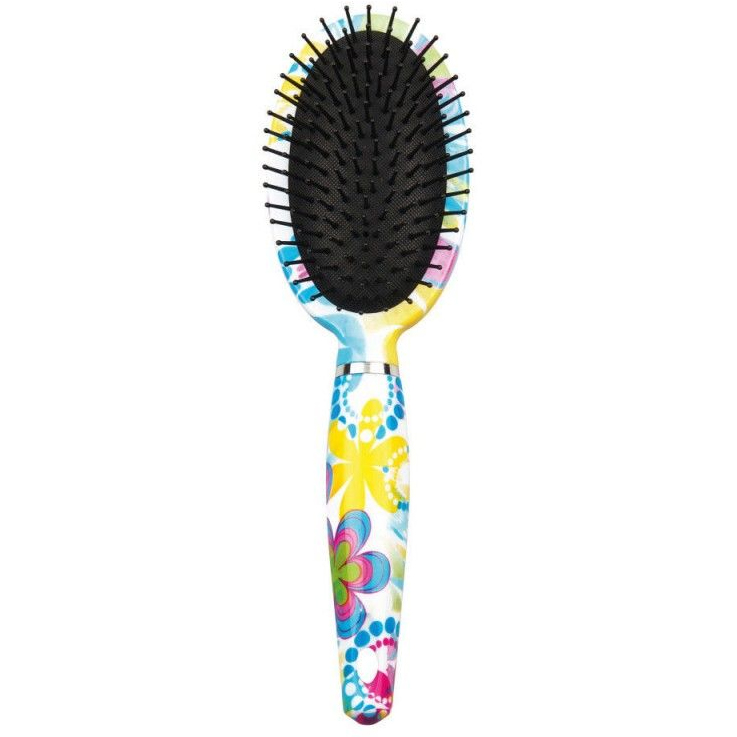 Titania Haarborstel Bloemenmotief