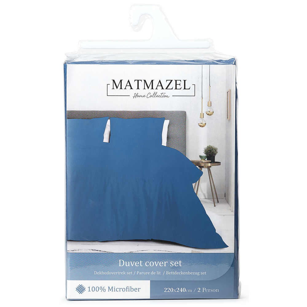 Dekbedovertrek 2-Persoons -220x240cm + 2x50x70 cm “Blue Horizon”
