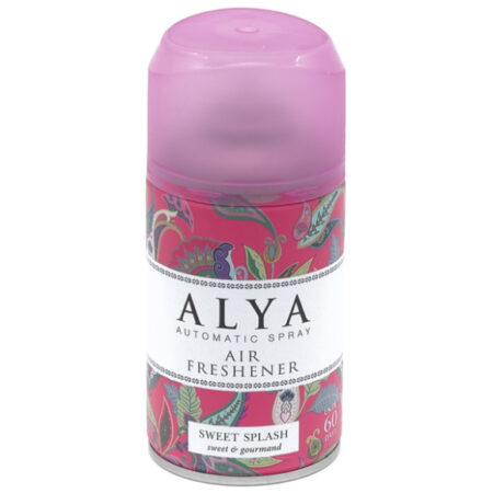 Alya Luchtverfrisser Navulling Sweet Splash – Sweet & Gourmand – Automatic Spray 250ml