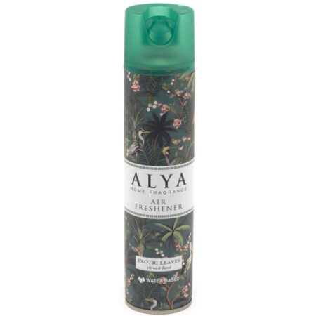 Alya Luchtverfrisser Exotic Leaves – Citrus & Floral – Verstuiver – Spray – 300ml
