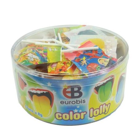 Kleur Lolly's 44 stuks – Individueel verpakte lolly's met cola- en fruitsmaken