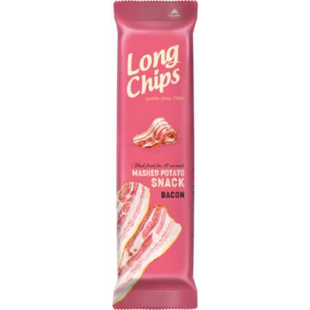 Long Chips Bacon 75g – Mashed Potato Snack - Speksmaak