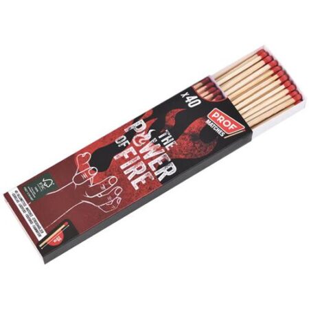 Lange lucifers BBQ 20cm voor veilig en eenvoudig aansteken