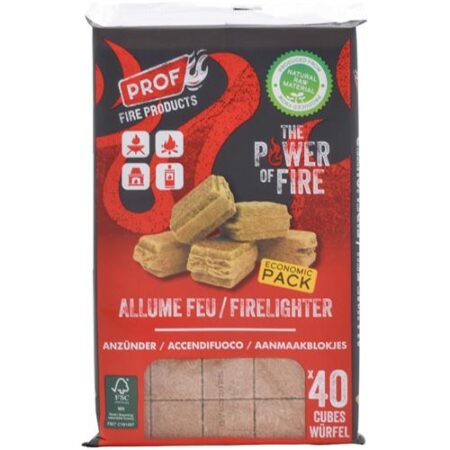 BBQ aanmaakblokjes hout 40 stuks voor snelle en schone ontsteking