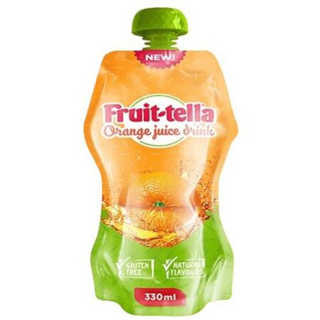 Fruit-tella Orange Juice Drink 330ml verfrissend sinaasappelsapje