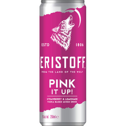Eristoff Pink It Up 25cl – vodka mixdrank met grapefruit smaak