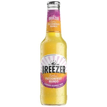 Breezer Passionfruit Mango 275ml – exotische mixdrank in fles