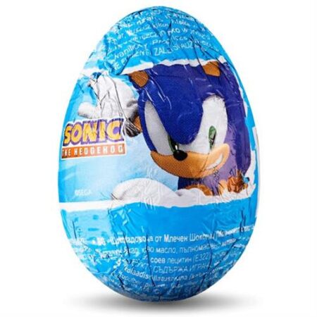 Verrassingsei Sonic 20g 1 stuk chocolade ei met verrassing
