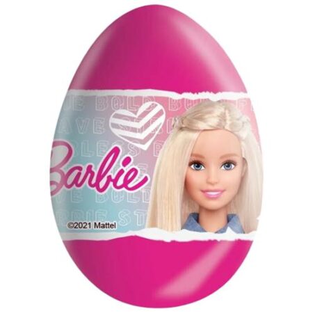 Verrassingsei Barbie 20g 1 stuk chocolade ei met verrassing