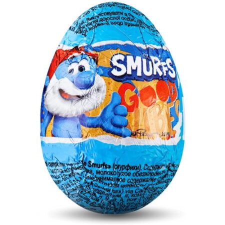 Verrassingsei Smurfen 20g 1 stuk chocolade ei met verrassing