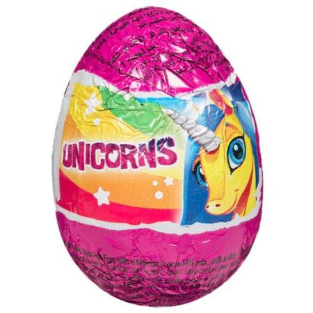 Verrassingsei Unicorns 20g 1 stuk chocolade ei met verrassing