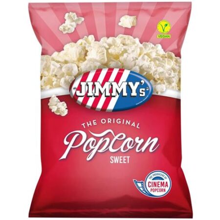 Jimmy’s Sweet Popcorn 100g zoete snack