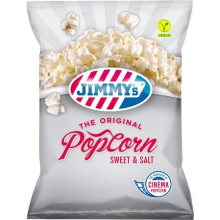 Jimmy’s Sweet & Salt Popcorn 100g zoete en zoute snack