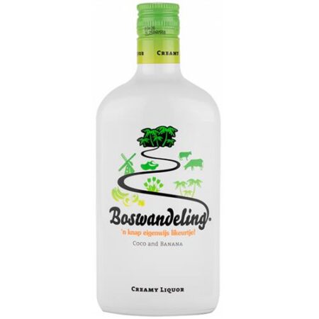 Boswandeling 70cl fles – Nederlandse cream likeur met kokos en banaan
