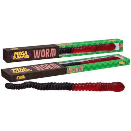 Mega Gummies Worm 1000g 1 stuk reuzen gummy worm snoep