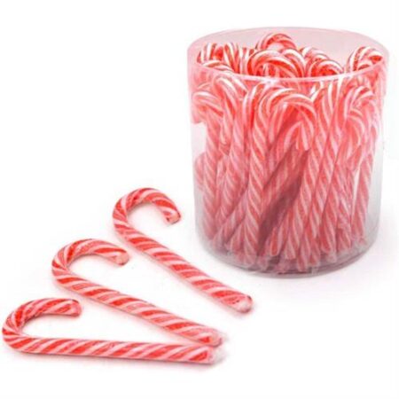 Rood-Wit Candy Cane 12g 1 stuk klassieke kerst zuurstok snoep
