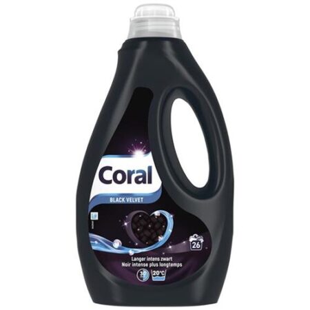 Coral Vloeibaar Wasmiddel Black Velvet – 1,17L voor 26 Wasbeurten