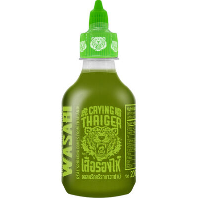 Crying Thaiger Wasabi Sauce 200ml – pittige groene sriracha