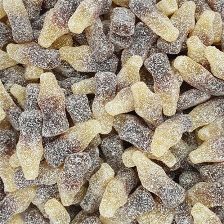 Frisia Snoepjes Zure Cola Flesjes 1,5kg – Bulk Snoep – Zure Cola Smaak