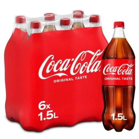 Coca-Cola Original Taste 6 x 1,5L – De Klassieke Frisdrank in Grootverpakking
