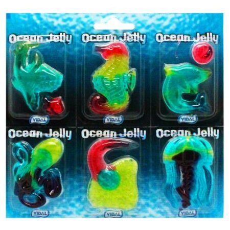 Vidal Ocean Jelly fruitgummi – 6 stuks van 11 g