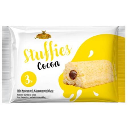 Meister Moulin mini cakejes met romige cacaocrème – 3×45 g verpakking
