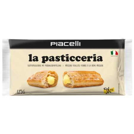 Piacelli La pasticceria Bladerdeegrolletjes Vanille 125g