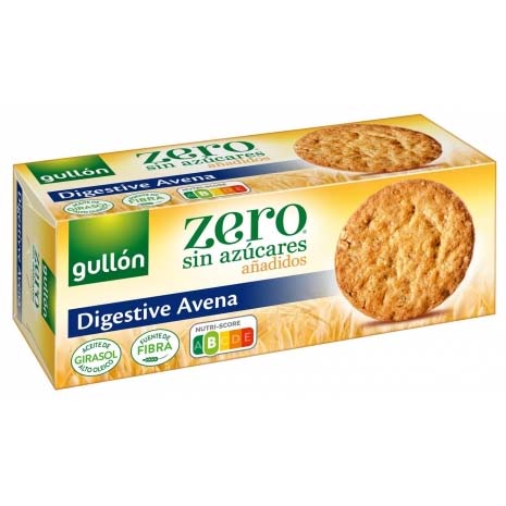 Gullón Digestive Haverkoekjes Zonder Suiker 410g