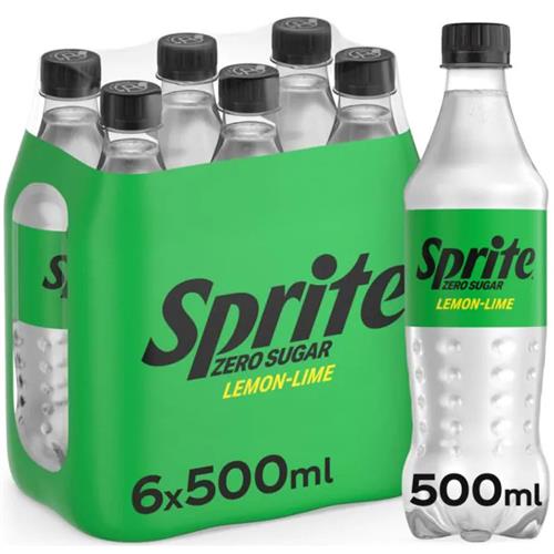 Sprite Lemon-Lime No Sugar 6x500ml PET