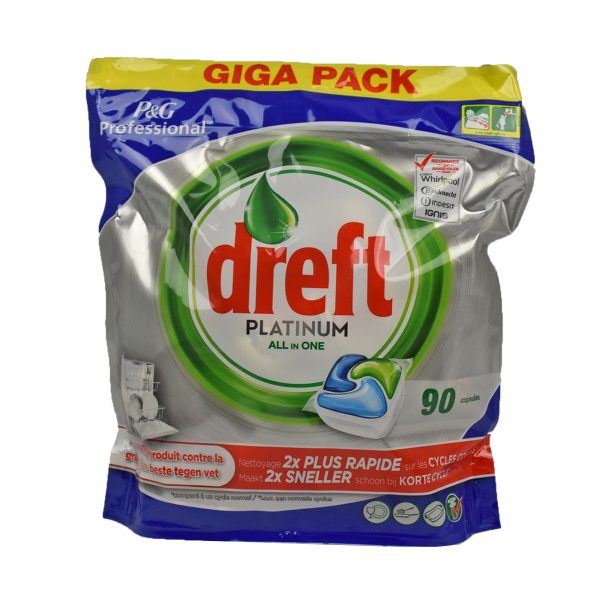 Dreft Platinum All In One 90 tabs