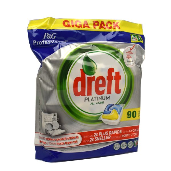 Dreft Platinum Citroen Vaatwas 90 tabs