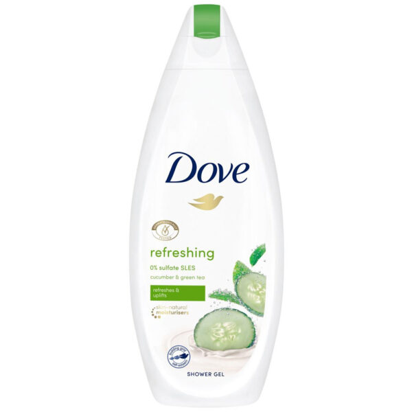 Dove Douchecrème "Komkommer & Groene Thee" 250ml - Afbeelding 2