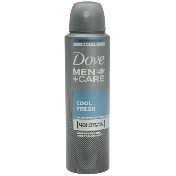 Dove Men Cool Fresh 150ml – Verfrissende deodorantspray met langdurige bescherming