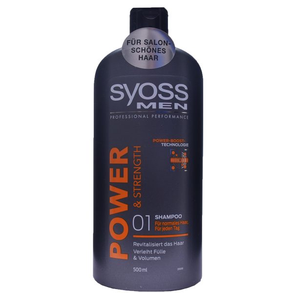 Syoss Men Shampoo "Power & Strength" 500ml