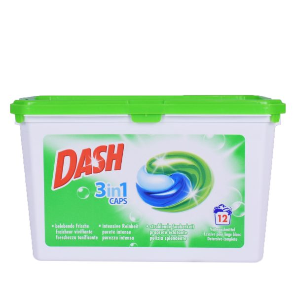 Dash 3in1 Wasmiddel 12stk