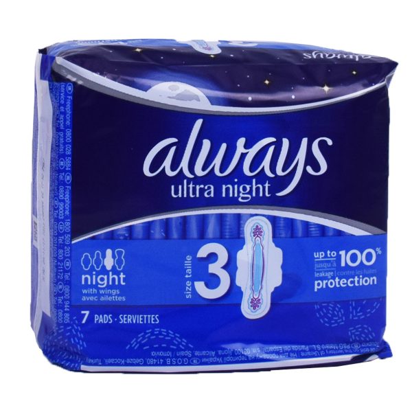 Always Ultra Inlegkruisjes "Ultra met Vleugels" 7pads