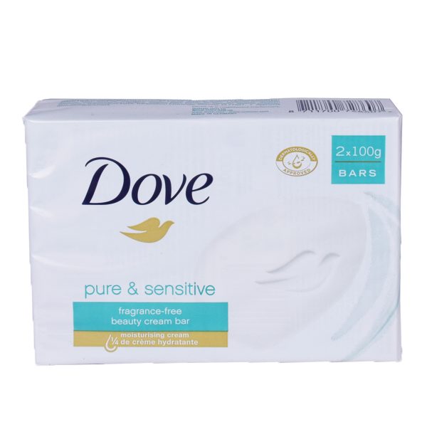 Dove Zeepblok "Pure & Sensitive" 2x100gr