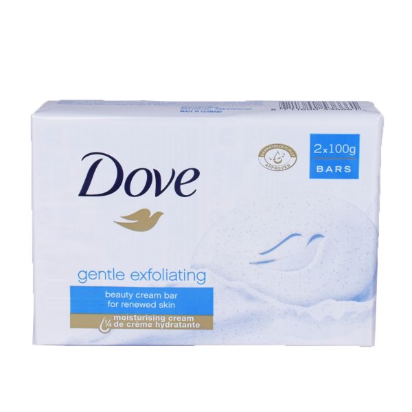 Dove Zeepblok "Gentle Exfoliating" 2x100gr