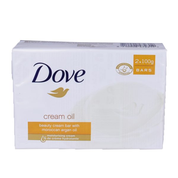 Dove Zeepblok "Cream Oil" 2x100gr
