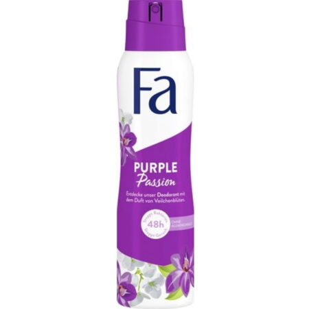 Fa Deodorant Purple Passion 150ml – langdurige bescherming met bloemige geur