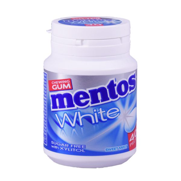 Mentos Kauwgom "White" 40 Stuks - Kauwgom met Muntsmaak - 60g - Afbeelding 3