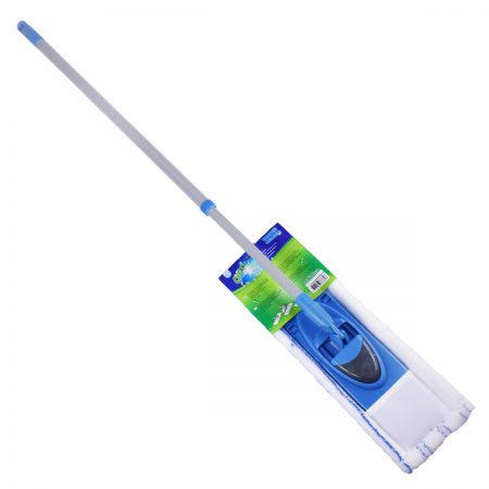 Cleany microvezelmop met verstelbare stok voor natte reiniging