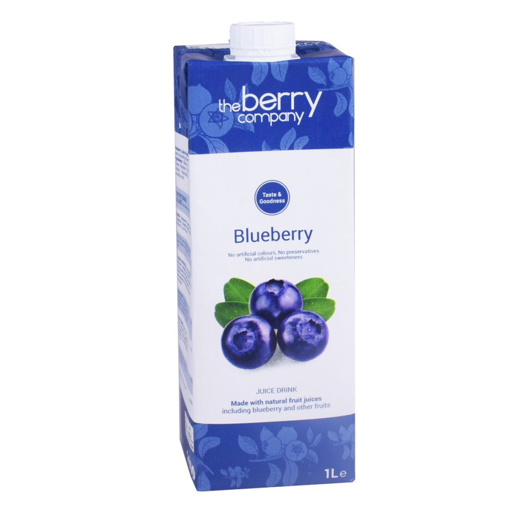 The Berry Company Bessensap "Blueberry" 1l Snuffelstore