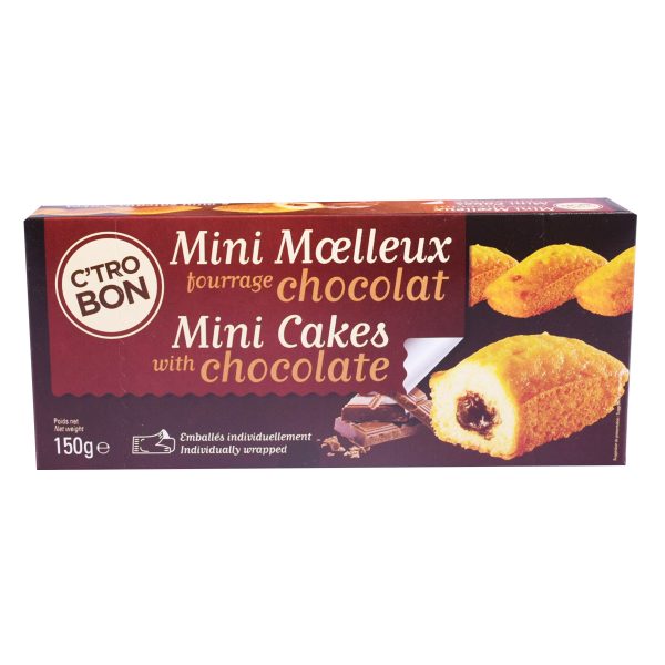 Mini Cakes Chocolade - Apart verpakt 5x30gr