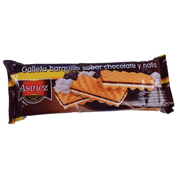 Waffer Biscuit Chocolade & Roomcrème180gr