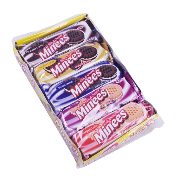 Minees Koekjes div. smaken 10 pakjes